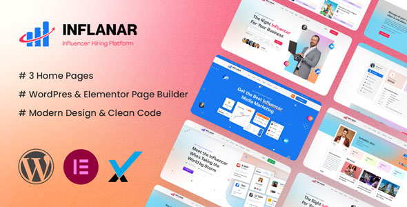 Inflanar - Influencer Marketplace WordPress Theme