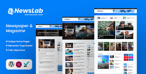 NewsLab - Professional Magazine & Newspaper WordPress Theme